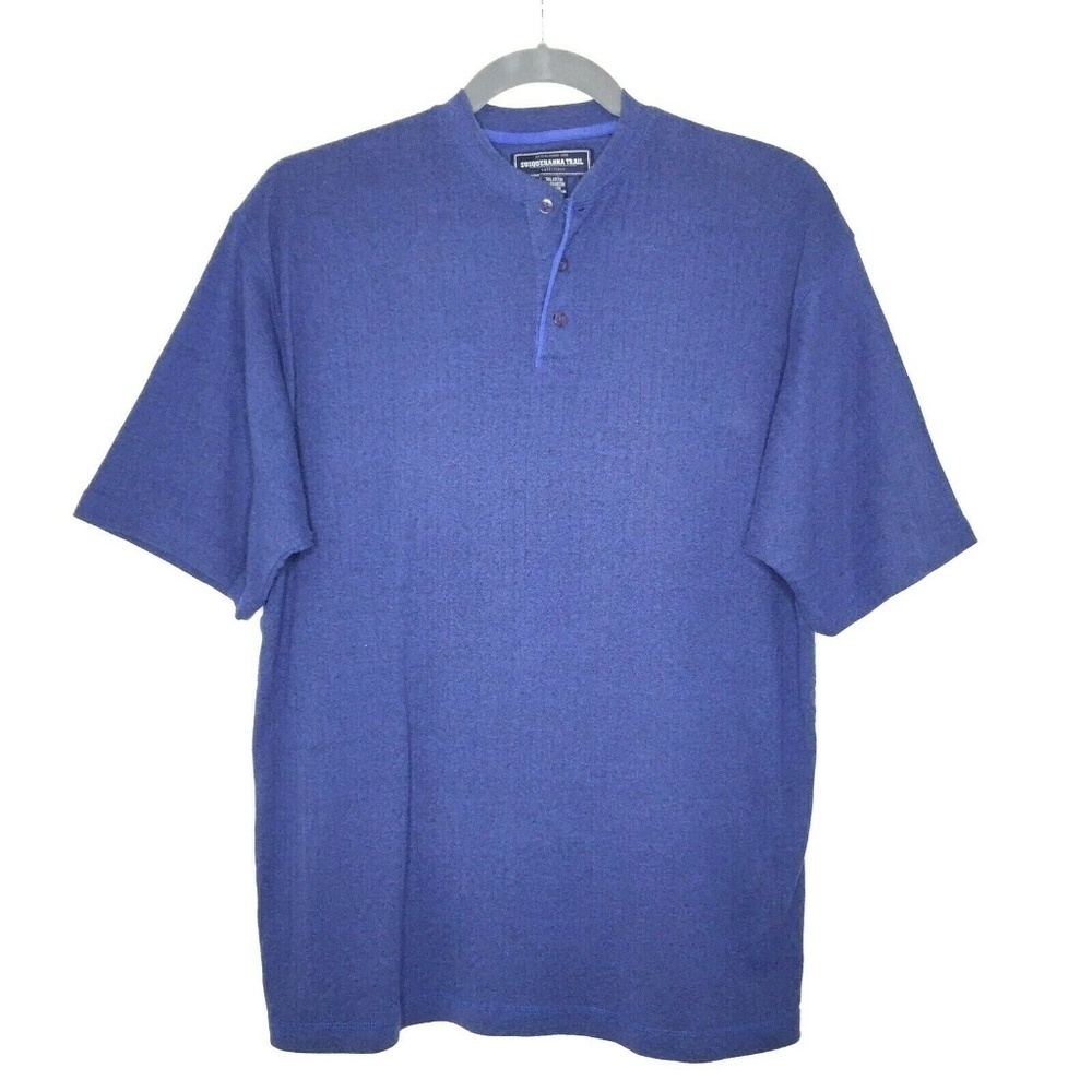 Susquehanna Trail Men’s Short Sleeved Henley Shirt